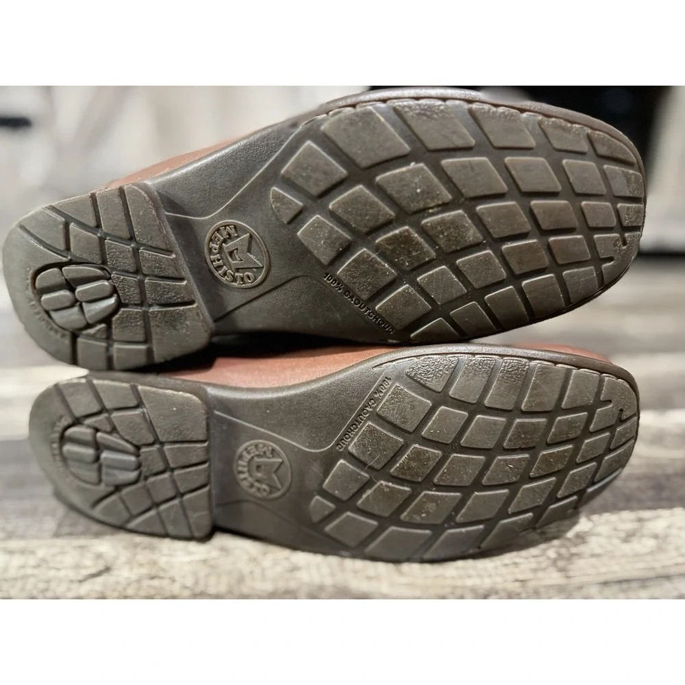 Mephisto Cool-Air Men's Size 9 Brown Venetian Plain‎ Front Loafers